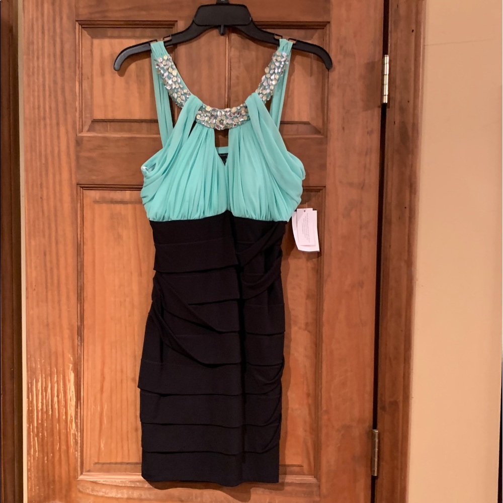 Turquoise Bodycon Dress